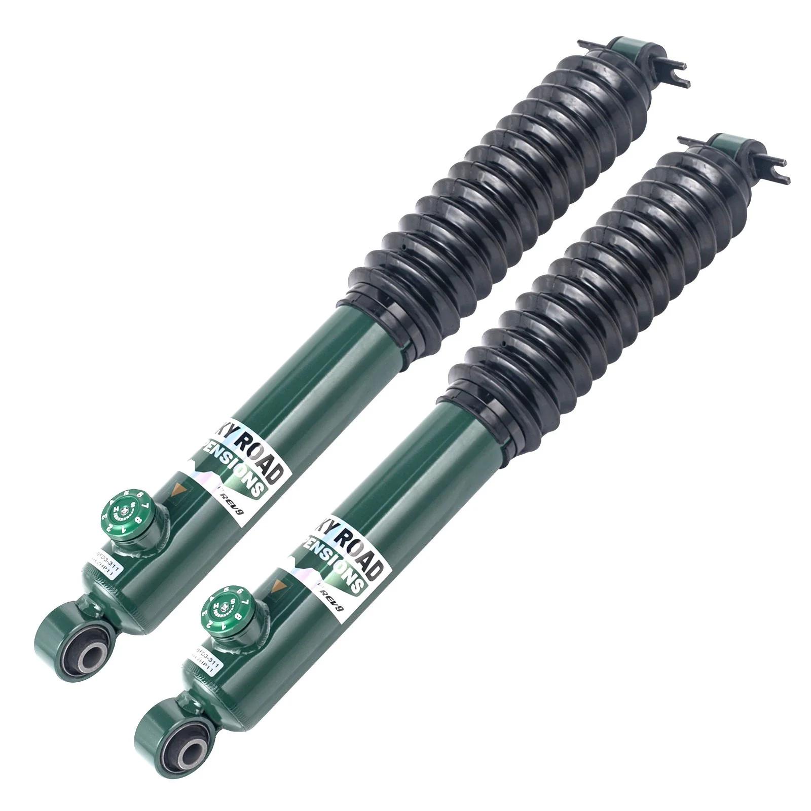 Rev9 Rocky Road Shocks for Jeep Wrangler TJ 4WD (1997-2006) Up To 1-3" Front or 0-3" Rear Adjustable Lift - Image 7