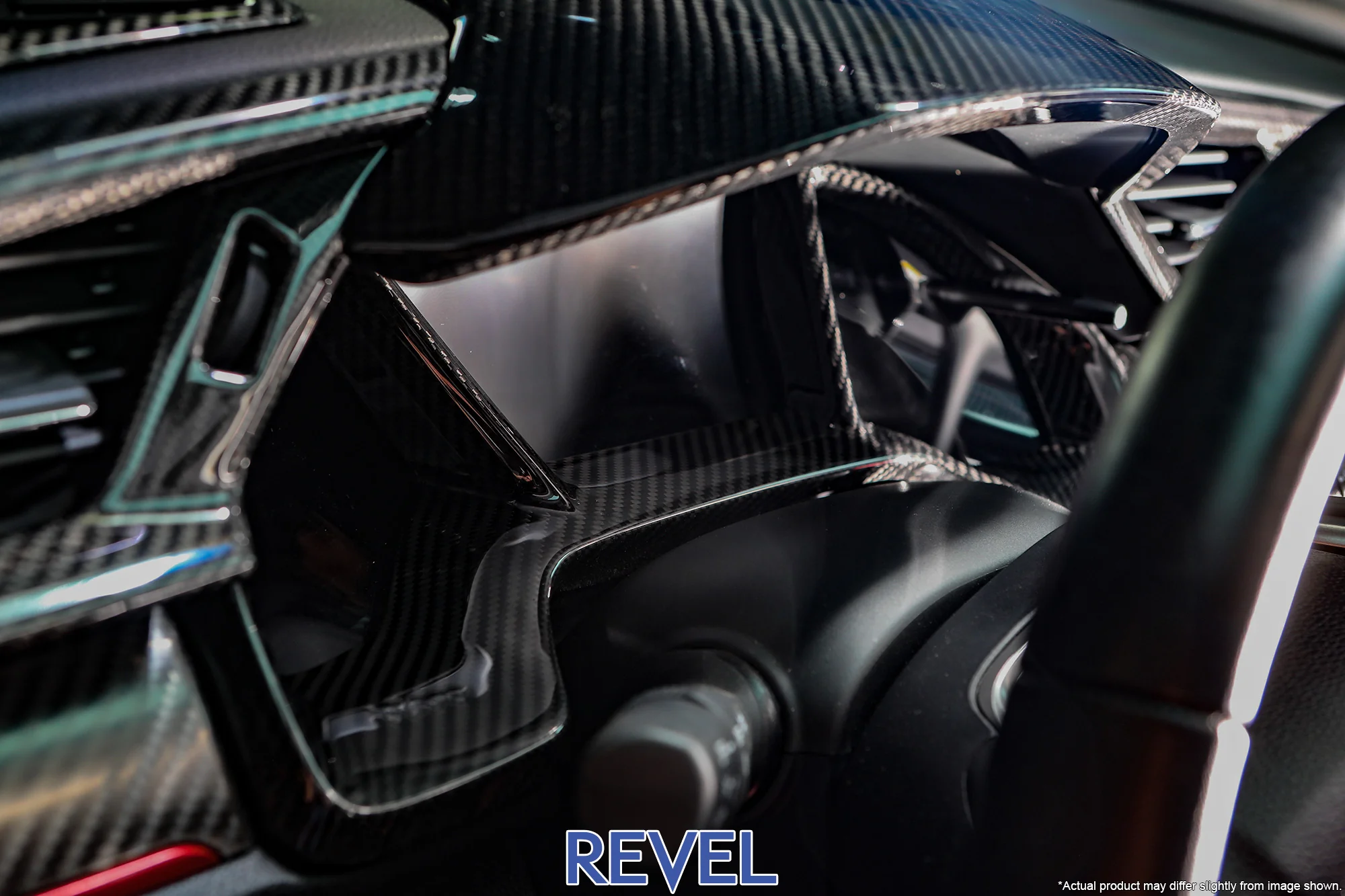 REVEL GT Dry Carbon Fiber Honda Civic (2016-2018) Dash Cluster Cover - Image 2