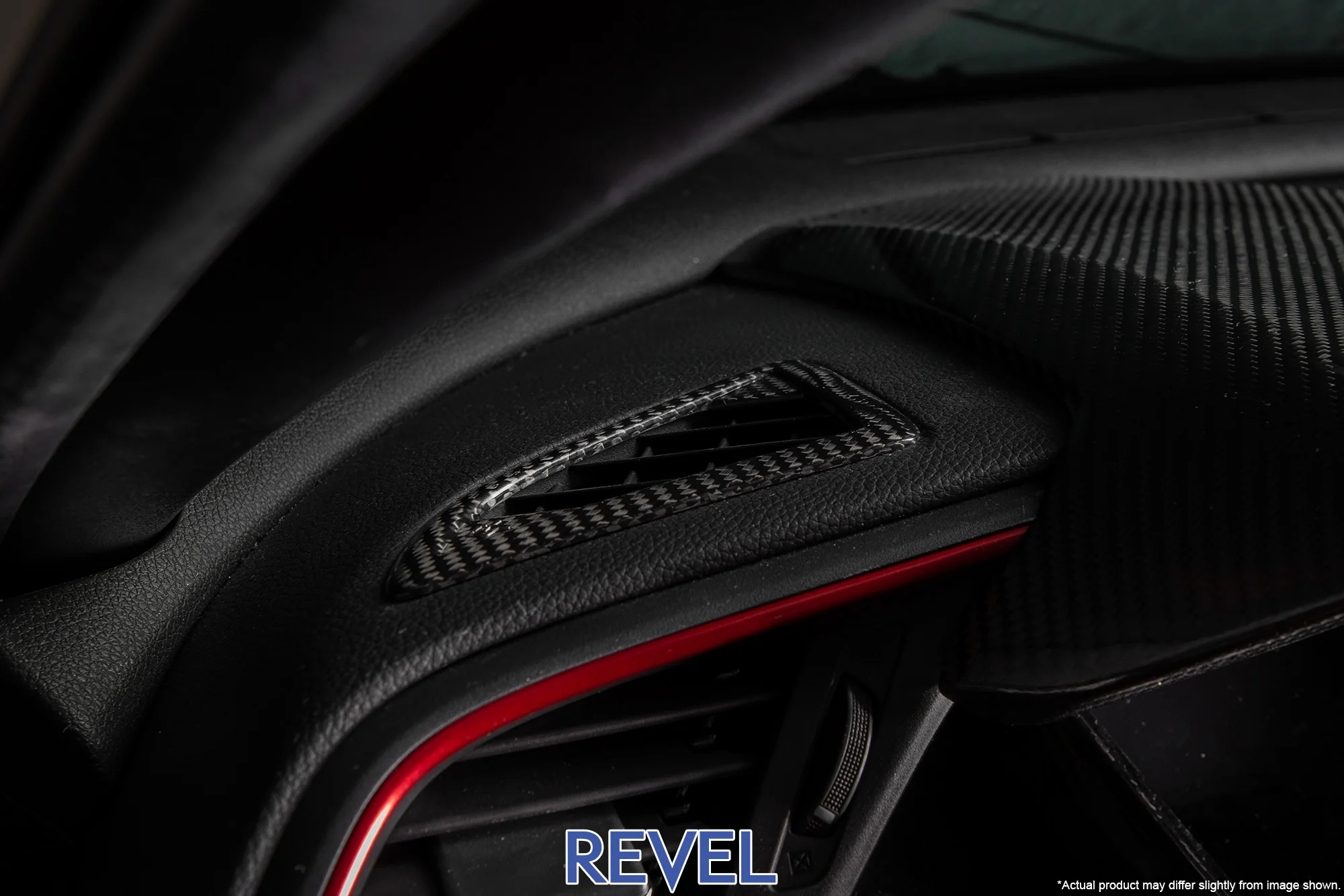 REVEL GT Dry Carbon Fiber Honda Civic (2016-2018) Defroster Garnish - Left & Right - Image 2