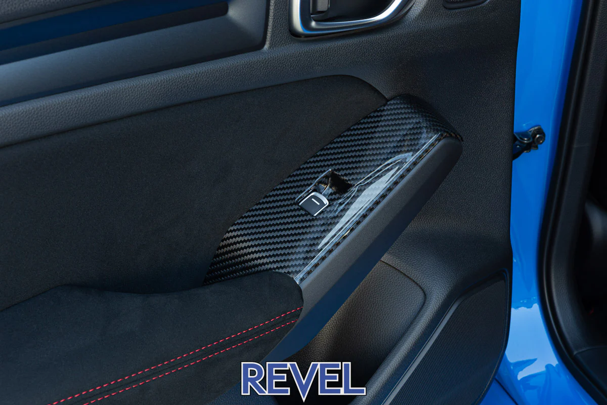 REVEL GT Dry Carbon Fiber Honda Civic Hatchback / Type R FL5 (2023-2025) Window Switch Panel Set - Image 4