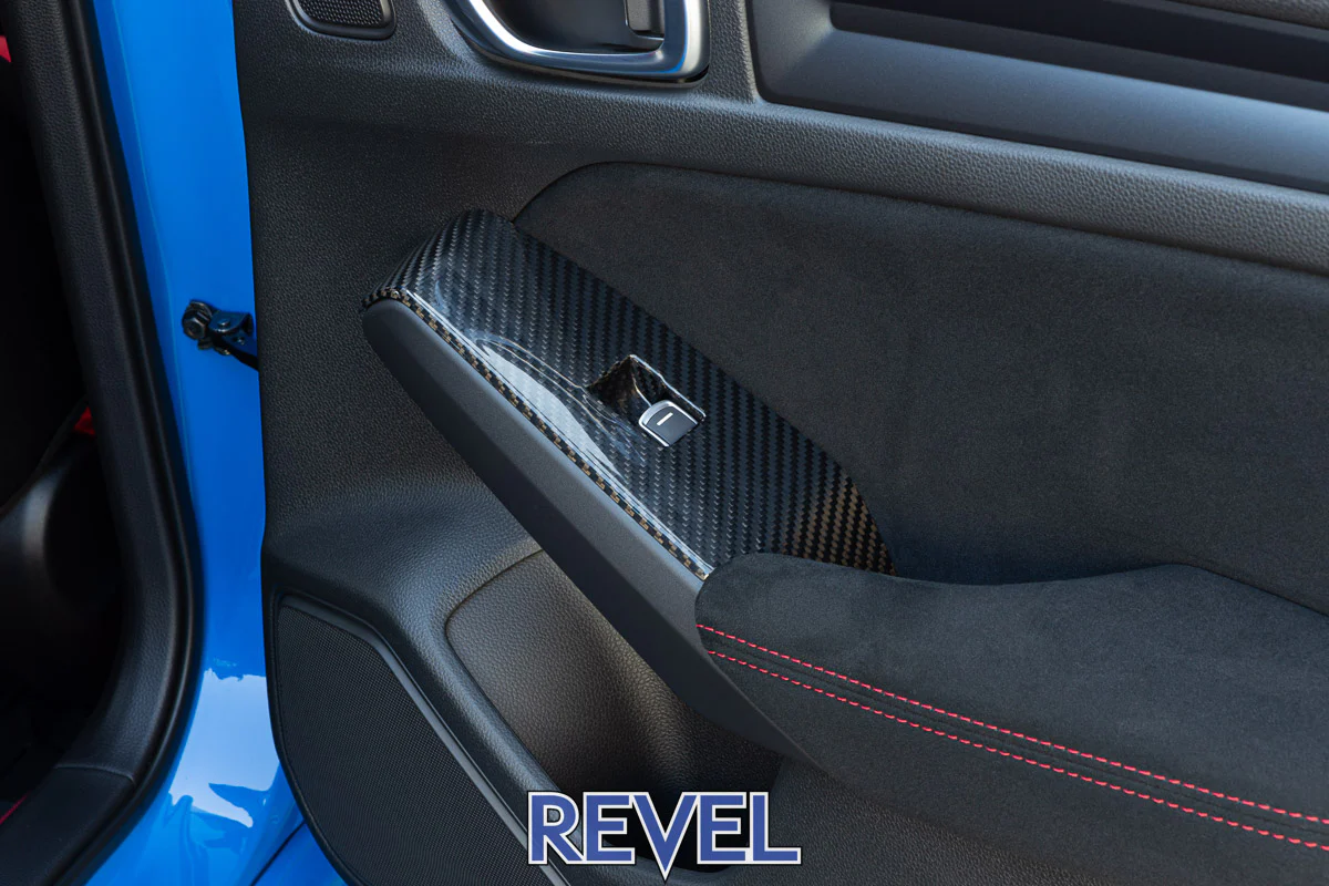REVEL GT Dry Carbon Fiber Honda Civic Hatchback / Type R FL5 (2023-2025) Window Switch Panel Set - Image 5