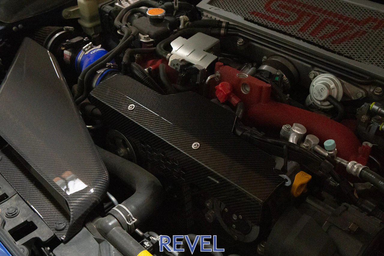 REVEL GT Dry Carbon Fiber Subaru WRX / WRX STI (2015-2021) Belt Cover Replacement - Image 2