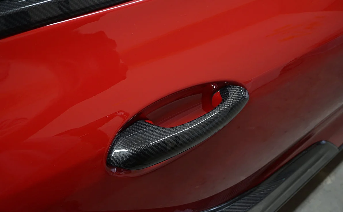 REVEL GT Dry Carbon Fiber Toyota GR Supra (2020) Door Handle Cover Set - Image 4