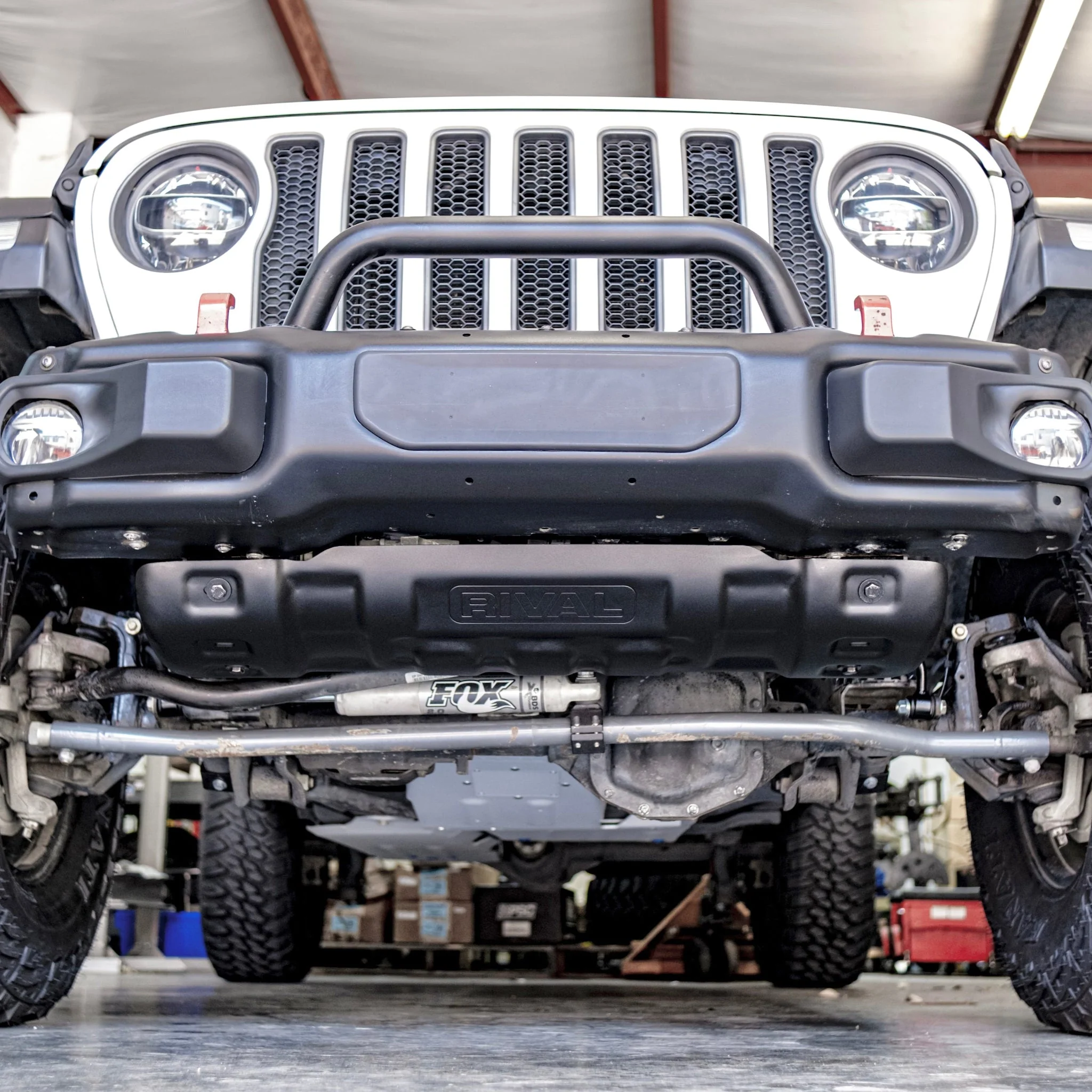 Rival 4x4 Front Bumper Lower Skid Plate Jeep Wrangler JK JL (07-26) & Gladiator (20-26) Bolt On Easy Installation - 2111.2761.1.3 - Image 2