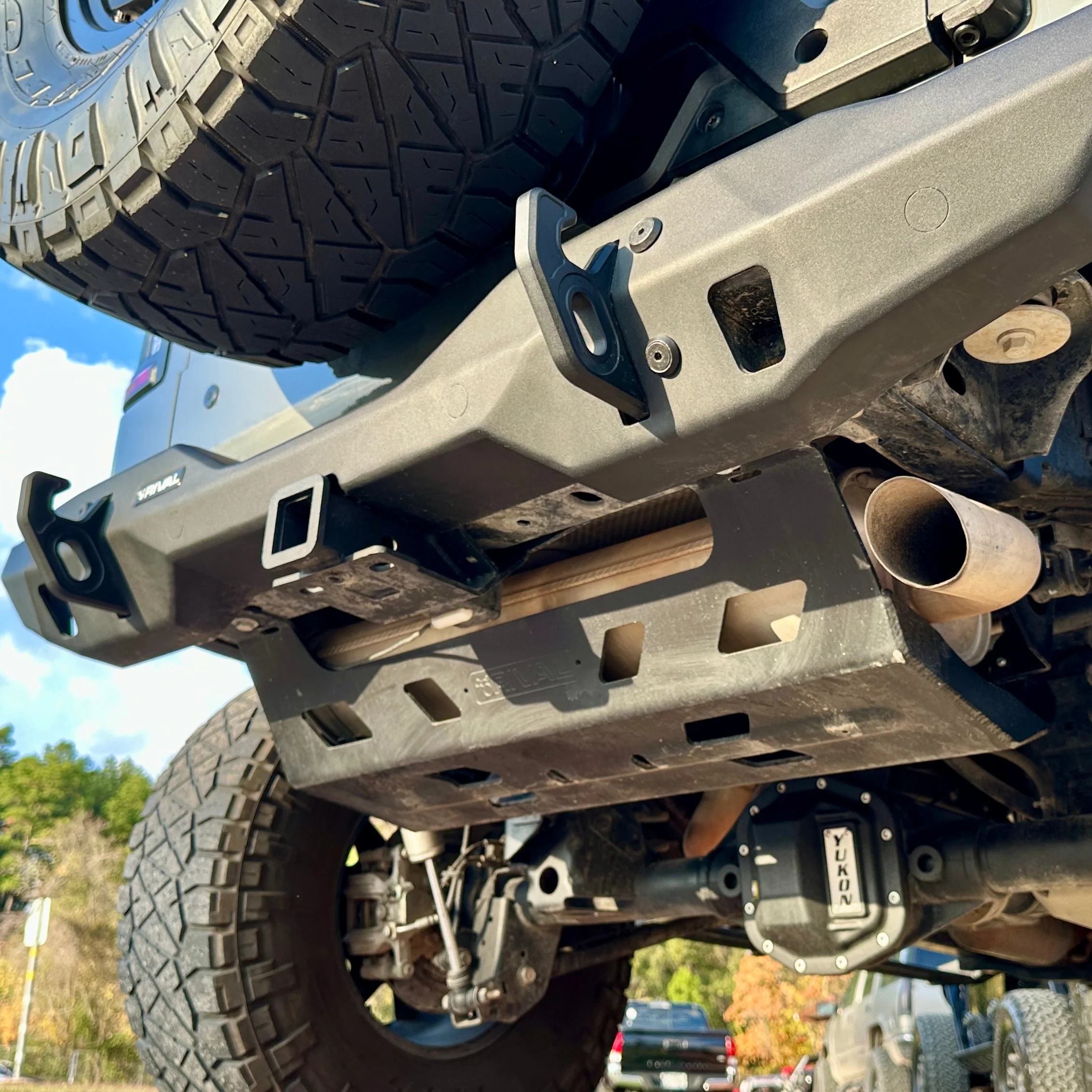 Rival 4x4 Muffler Skid Plate Jeep Wrangler JL (2018-2026) Bolt On Easy Installation - 2333.2753.1.6