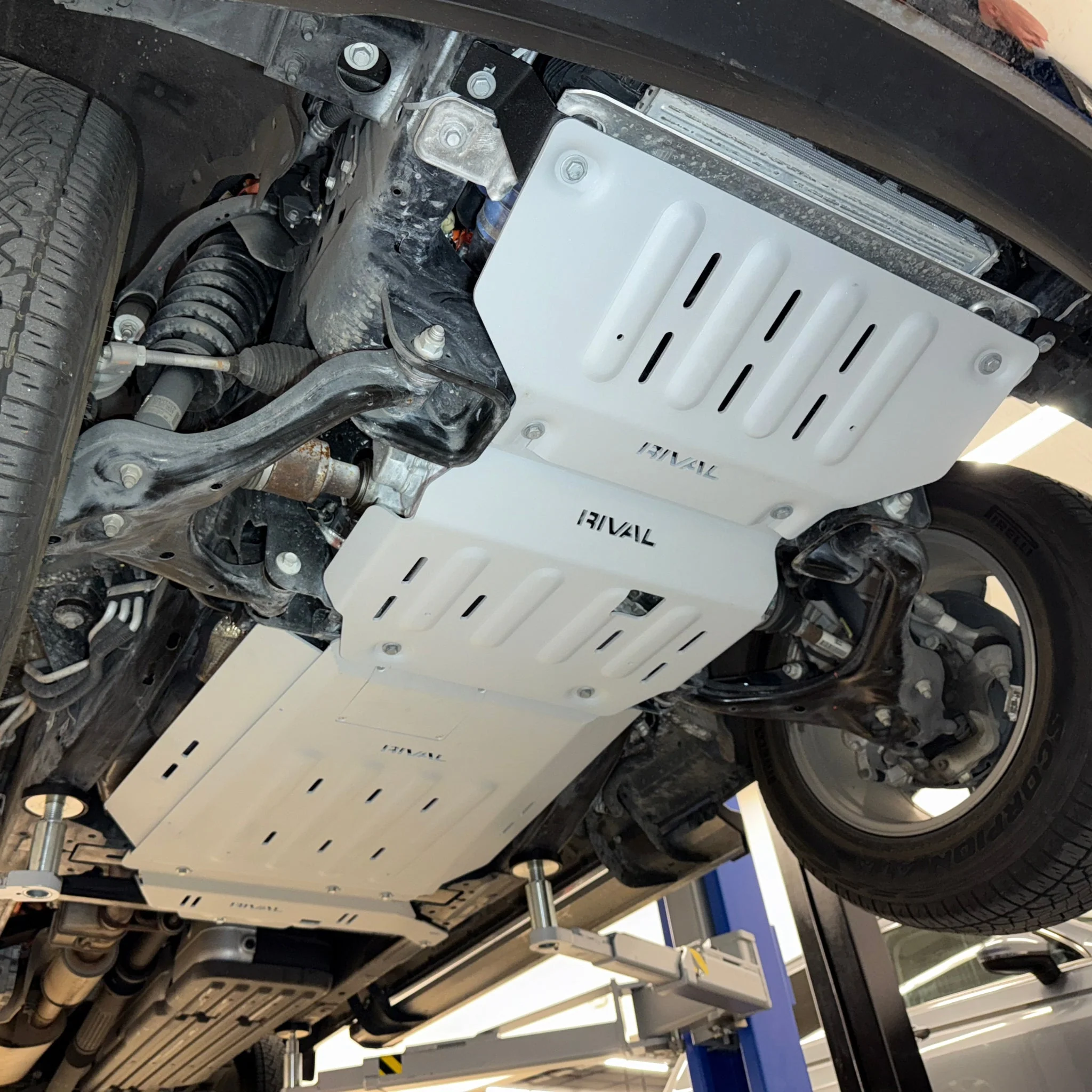 Rival 4x4 Skid Plates Ford F150 Powerboost (2015-2025) Includes Engine, Radiator, Transmission & Transfer Case Plates - Image 2