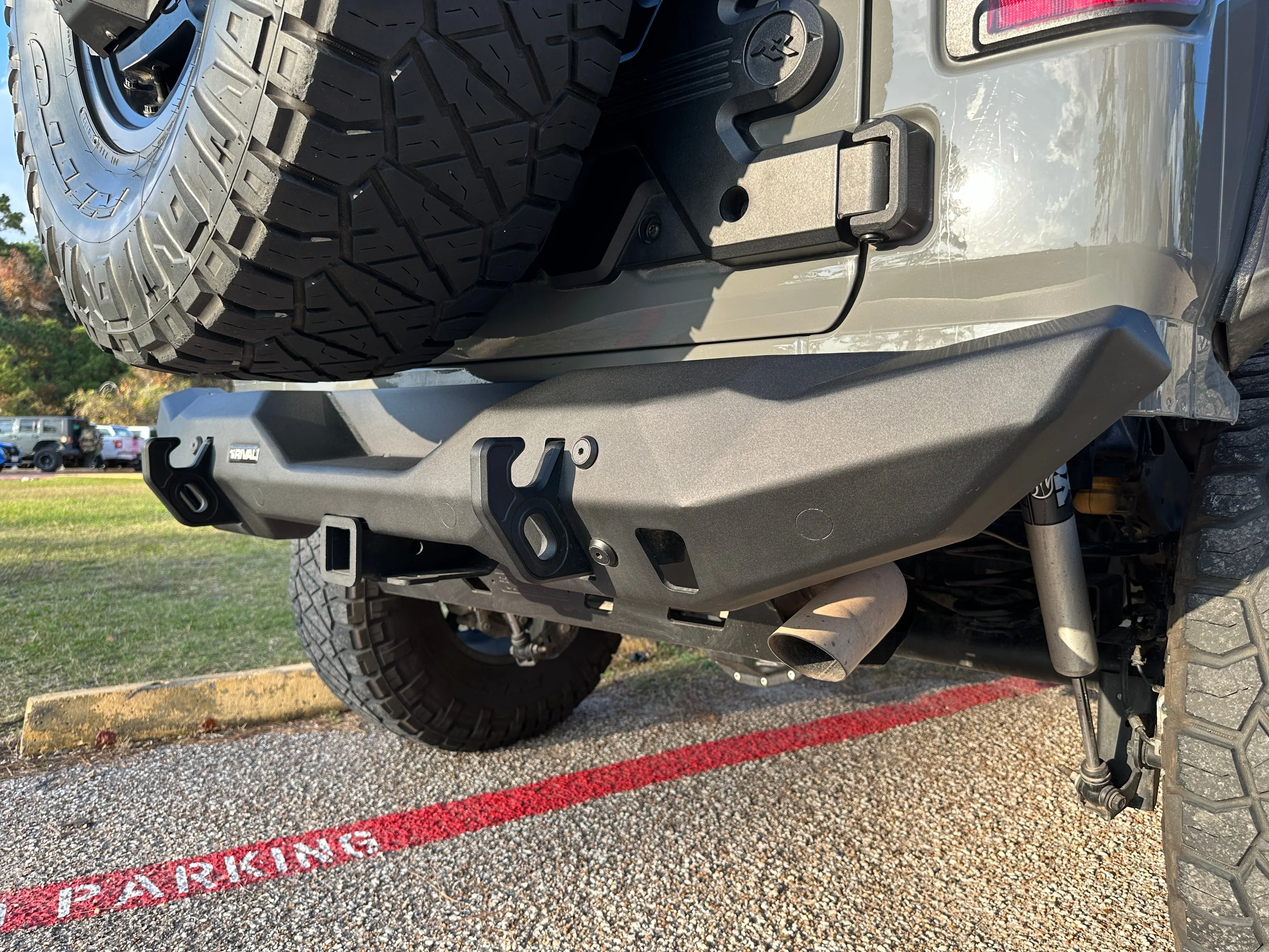 Rival 4x4 Stubby Rear Bumper Jeep Wrangler JL (2018-2026) Aluminum - 2D.2709.2-NL - Image 5