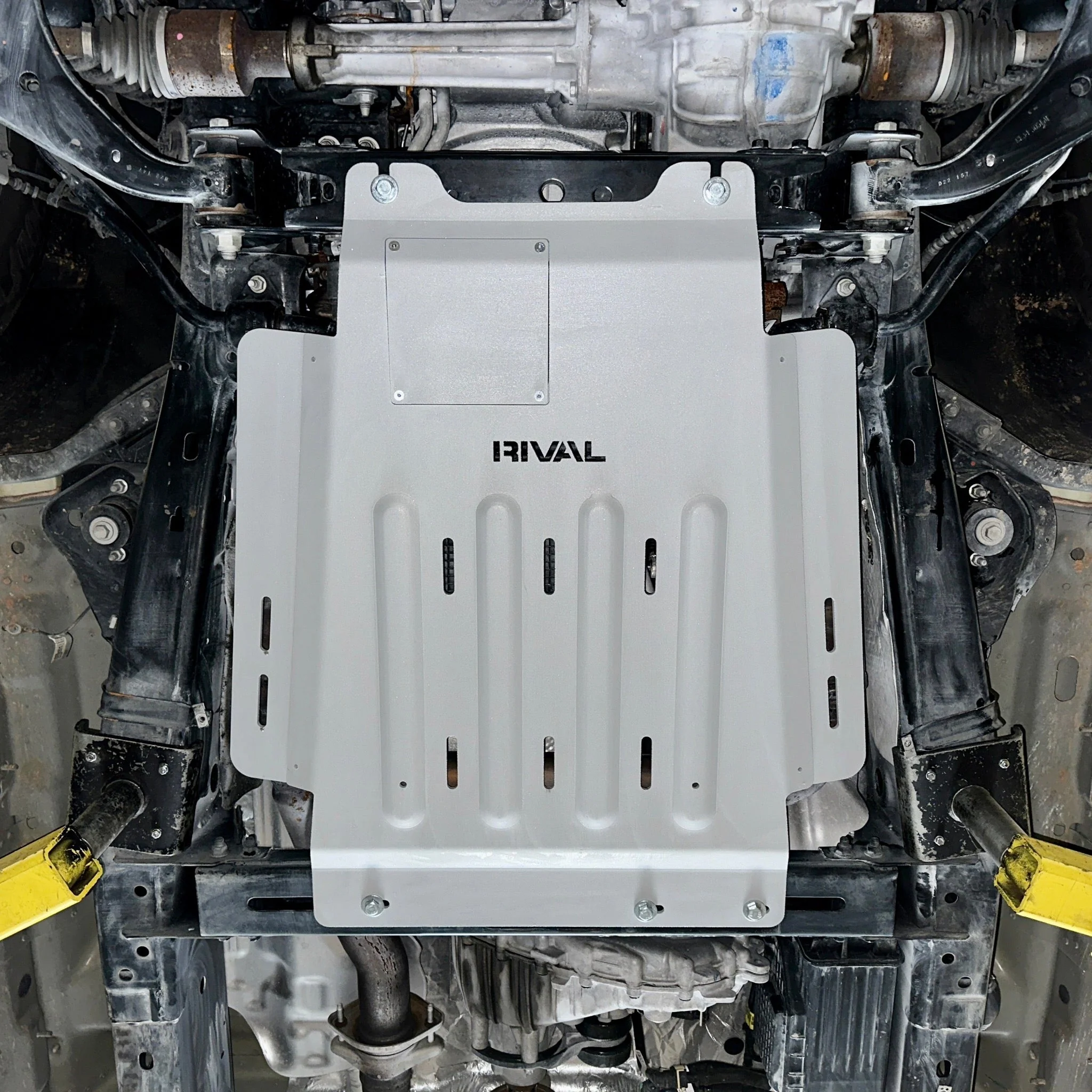 Rival 4x4 Skid Plate Ford F150 (2015-2026) Transmission & Catalytic Converter Aluminum Bolt-On - Image 4
