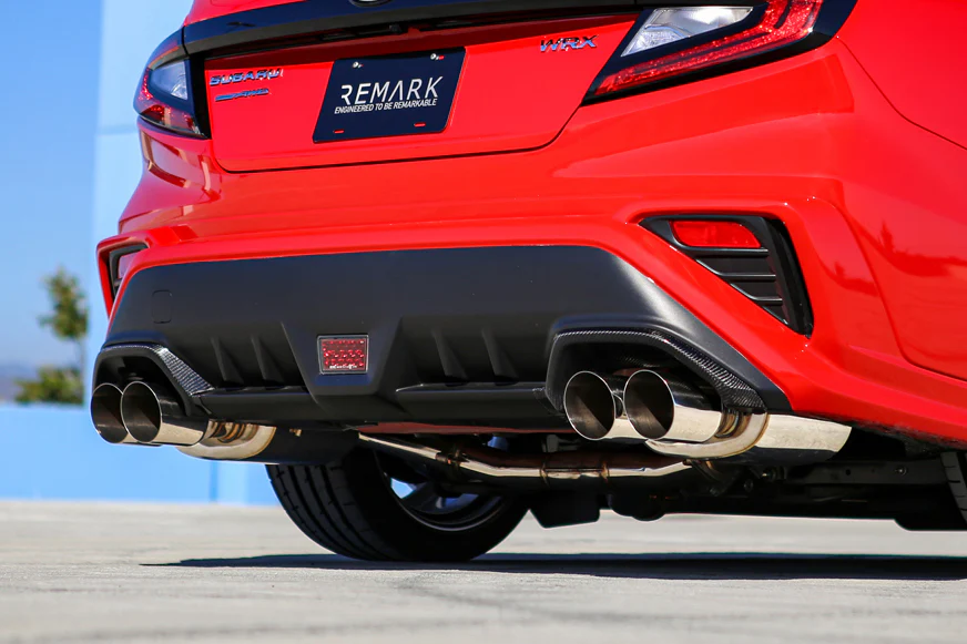 RMK Design Exhaust Finisher Subaru WRX VB (2022-2023) Carbon Fiber Finish - Image 6