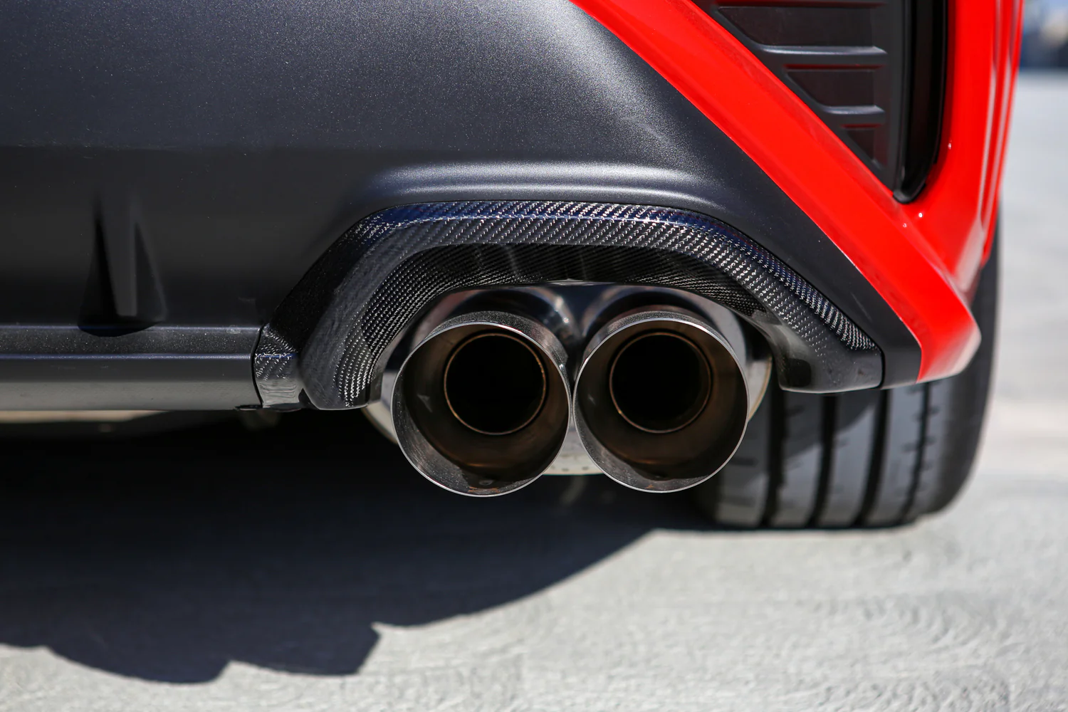 RMK Design Exhaust Finisher Subaru WRX VB (2022-2023) Carbon Fiber Finish - Image 8