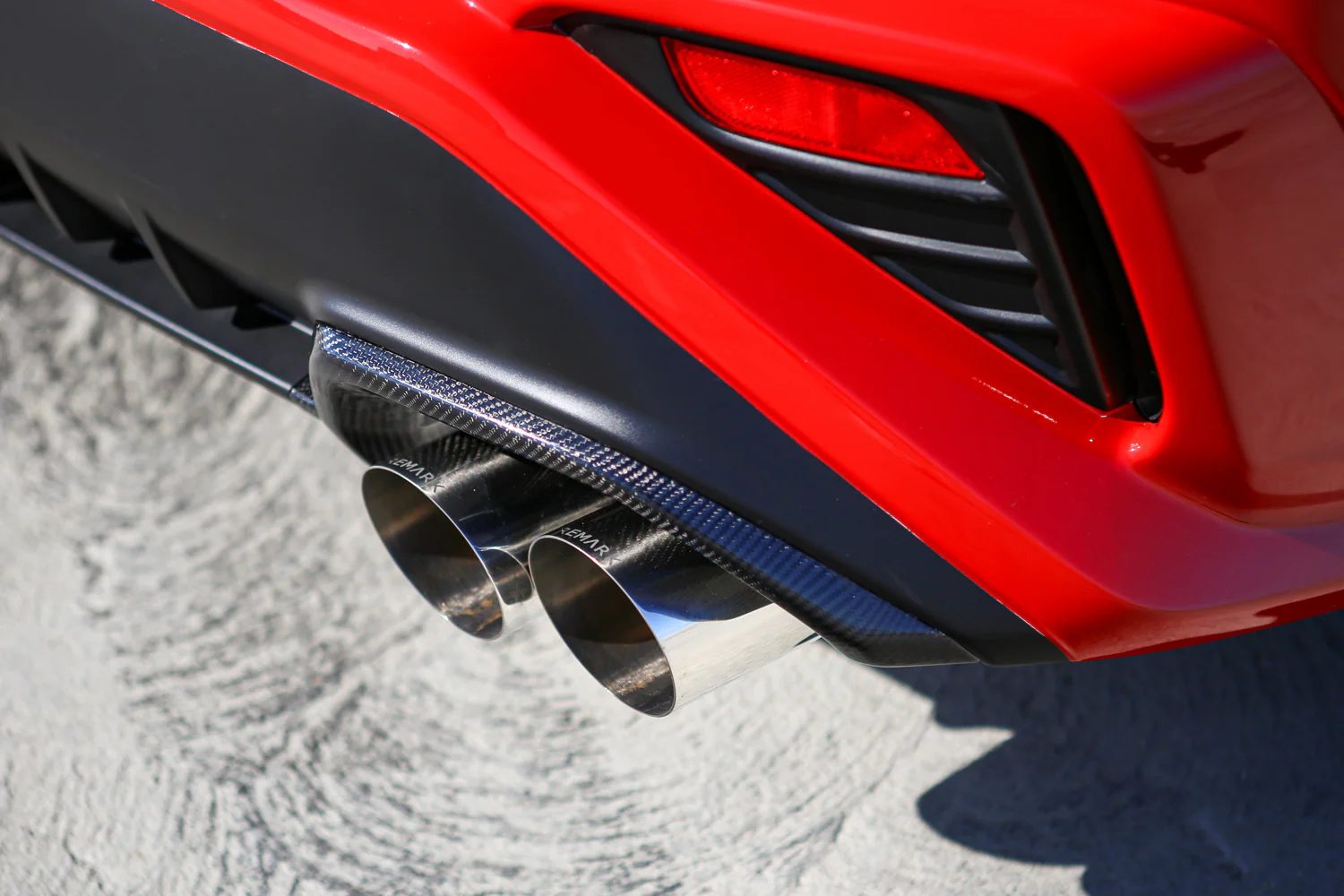 RMK Design Exhaust Finisher Subaru WRX VB (2022-2023) Carbon Fiber Finish - Image 9