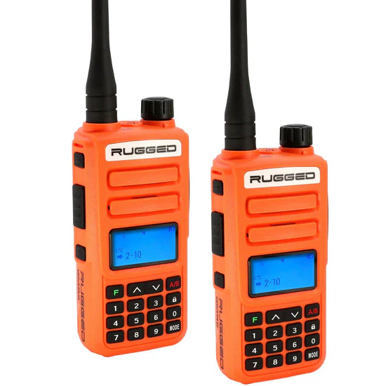 Rugged Radio Handheld Two Way Radio GMRS/FRS Emergency Walkie Talkie - Single / 2 Pack / 6 Pack - Image 12