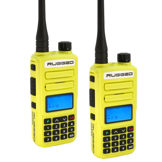 Rugged Radio Handheld Two Way Radio GMRS/FRS Emergency Walkie Talkie - Single / 2 Pack / 6 Pack - Image 13