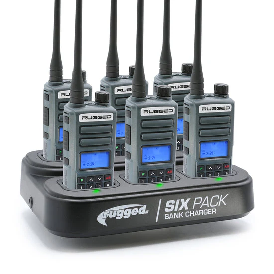 Rugged Radio Handheld Two Way Radio GMRS/FRS Emergency Walkie Talkie - Single / 2 Pack / 6 Pack - Image 14