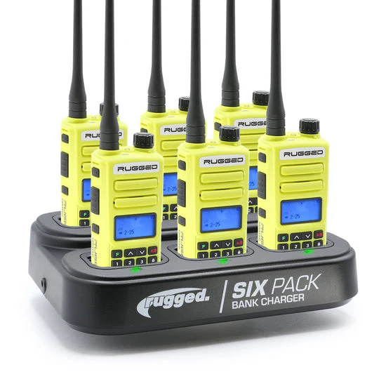 Rugged Radio Handheld Two Way Radio GMRS/FRS Emergency Walkie Talkie - Single / 2 Pack / 6 Pack - Image 15