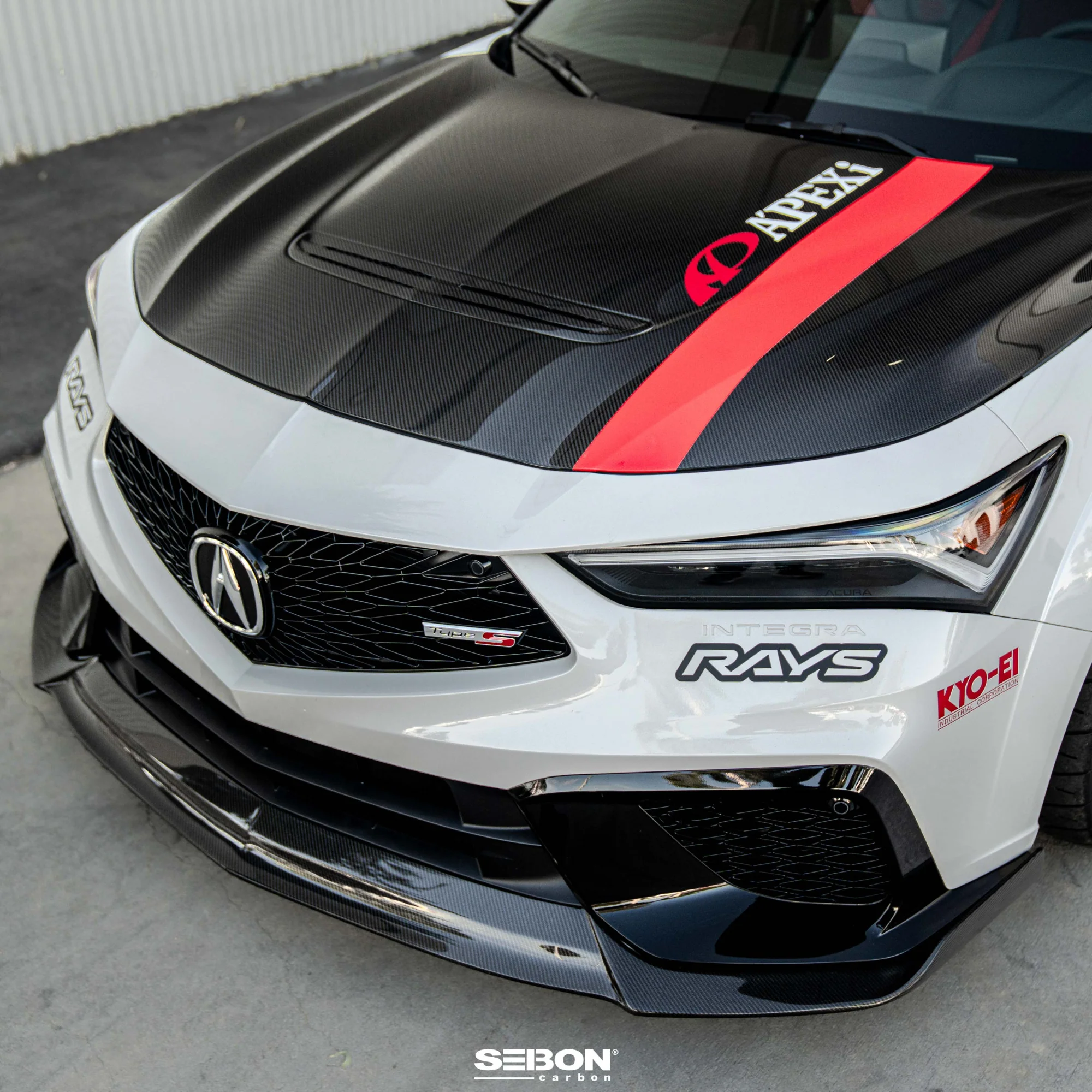 SEIBON Carbon Fiber Hood Acura Integra Type S (24-25) OEM Style or Double Sided Carbon Fiber - Image 8