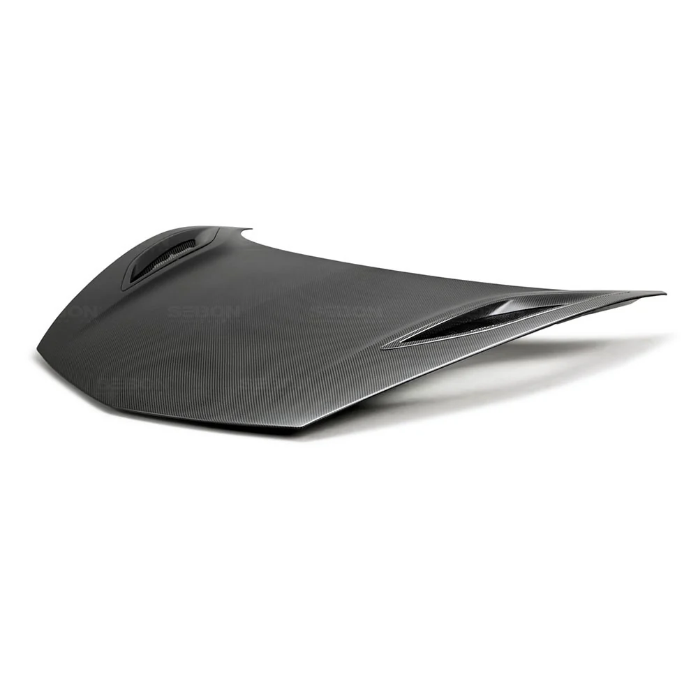 SEIBON Carbon Fiber Hood Acura NSX (2017-2021) Dry Carbon Hood - Image 2