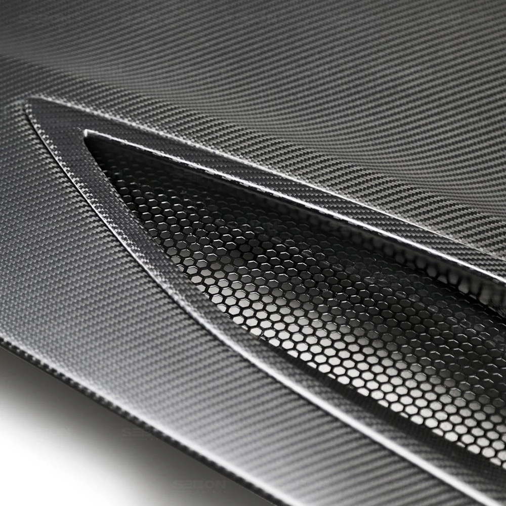 SEIBON Carbon Fiber Hood Acura NSX (2017-2021) Dry Carbon Hood - Image 4
