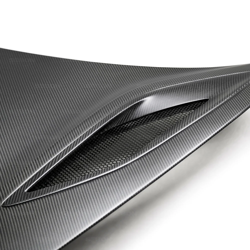 SEIBON Carbon Fiber Hood Acura NSX (2017-2021) Dry Carbon Hood - Image 6