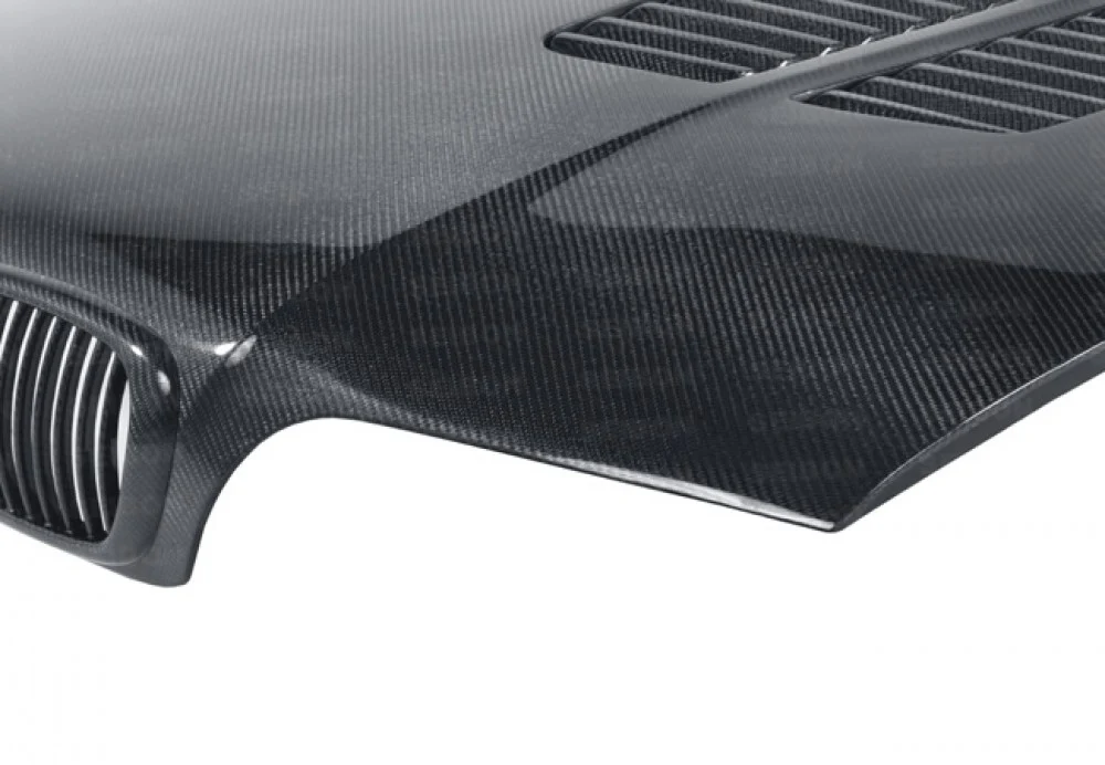 SEIBON Carbon Fiber Hood BMW 525i 528i 530i 540i E39 (97-03) OEM or GTR Vented Style - Image 7