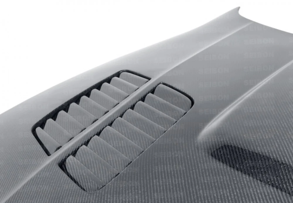 SEIBON Carbon Fiber Hood BMW 525i 528i 530i 540i E39 (97-03) OEM or GTR Vented Style - Image 9