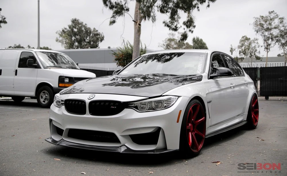 SEIBON Carbon Fiber Hood BMW M3 F80 (15-18) M4 F82 (15-20) OEM Style - Image 7