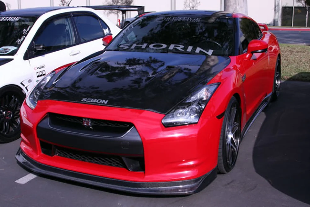 SEIBON Carbon Fiber Hood Nissan GT-R R35 (09-16) DS / GTII / OE Style - Image 7