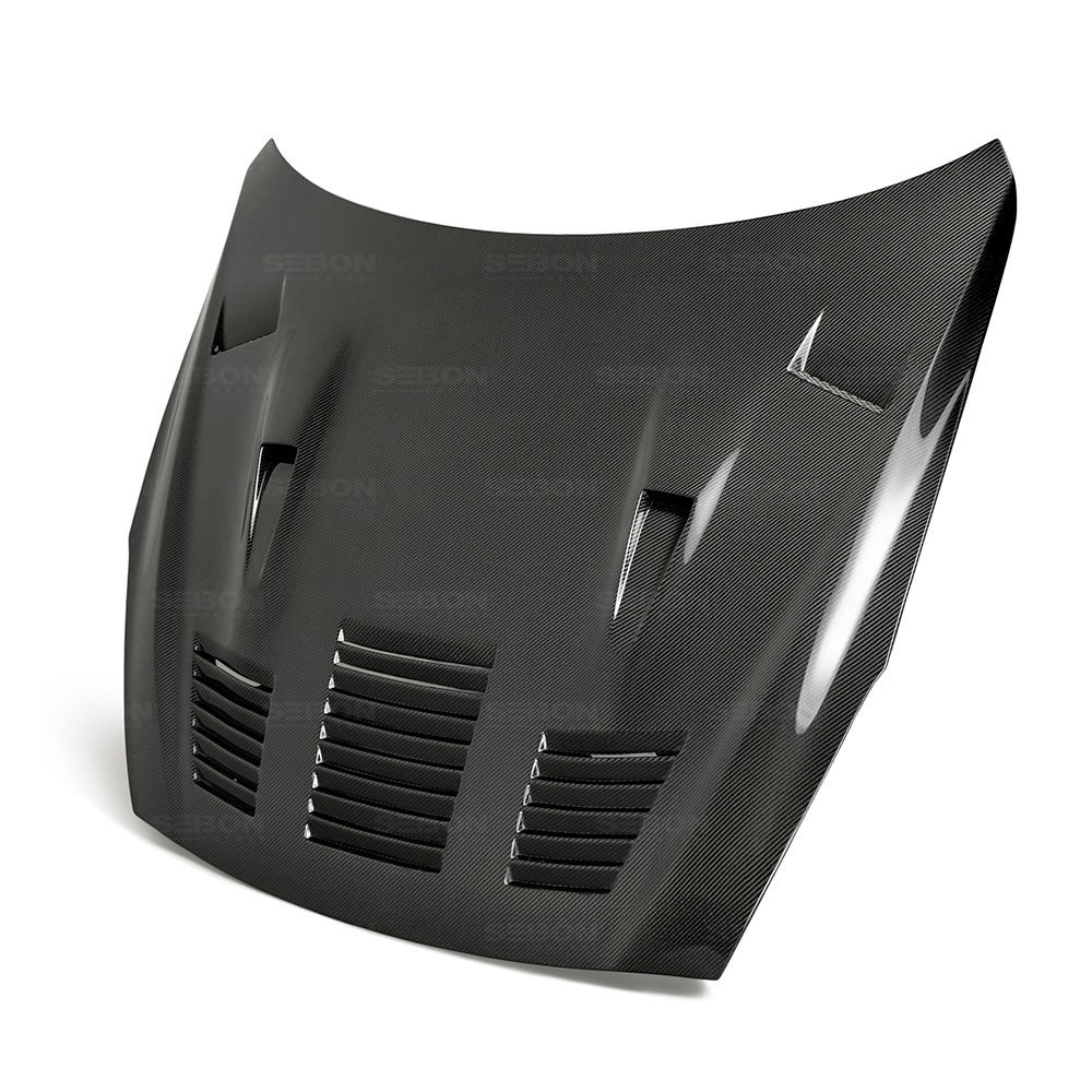 SEIBON Carbon Fiber Hood Nissan GTR R35 (2017-2020) OEM or GTII Style - Image 5