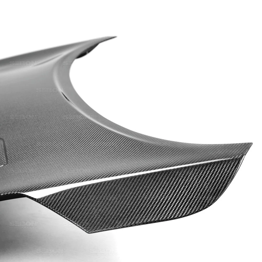 SEIBON Carbon Fiber Hood Nissan Juke (2011-2017) GTR Style w/ Vents - Image 5