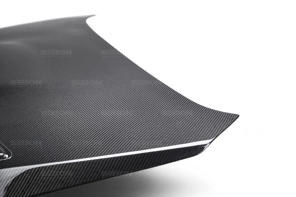 SEIBON Carbon Fiber Hood Subaru WRX / WRX STi Sedan (15-21) CS/ CW Vented / OE Style - Image 6