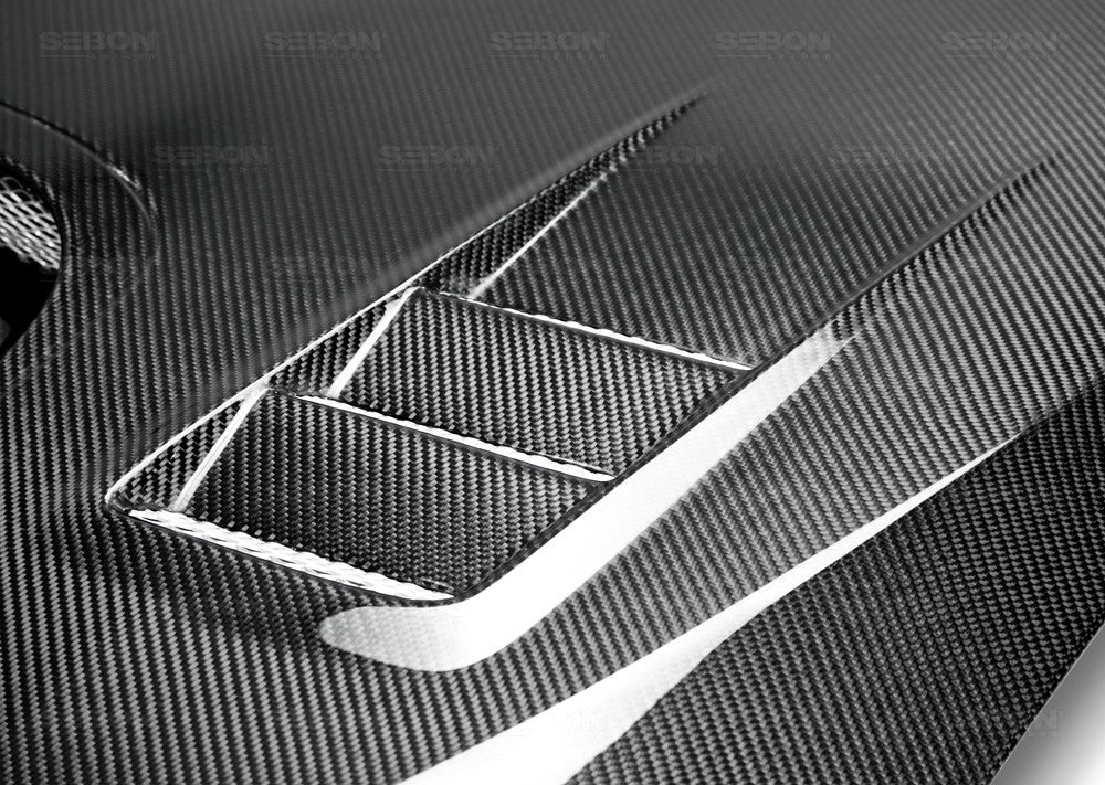 SEIBON Carbon Fiber Hood Subaru WRX / WRX STi Sedan (15-21) CS/ CW Vented / OE Style - Image 9