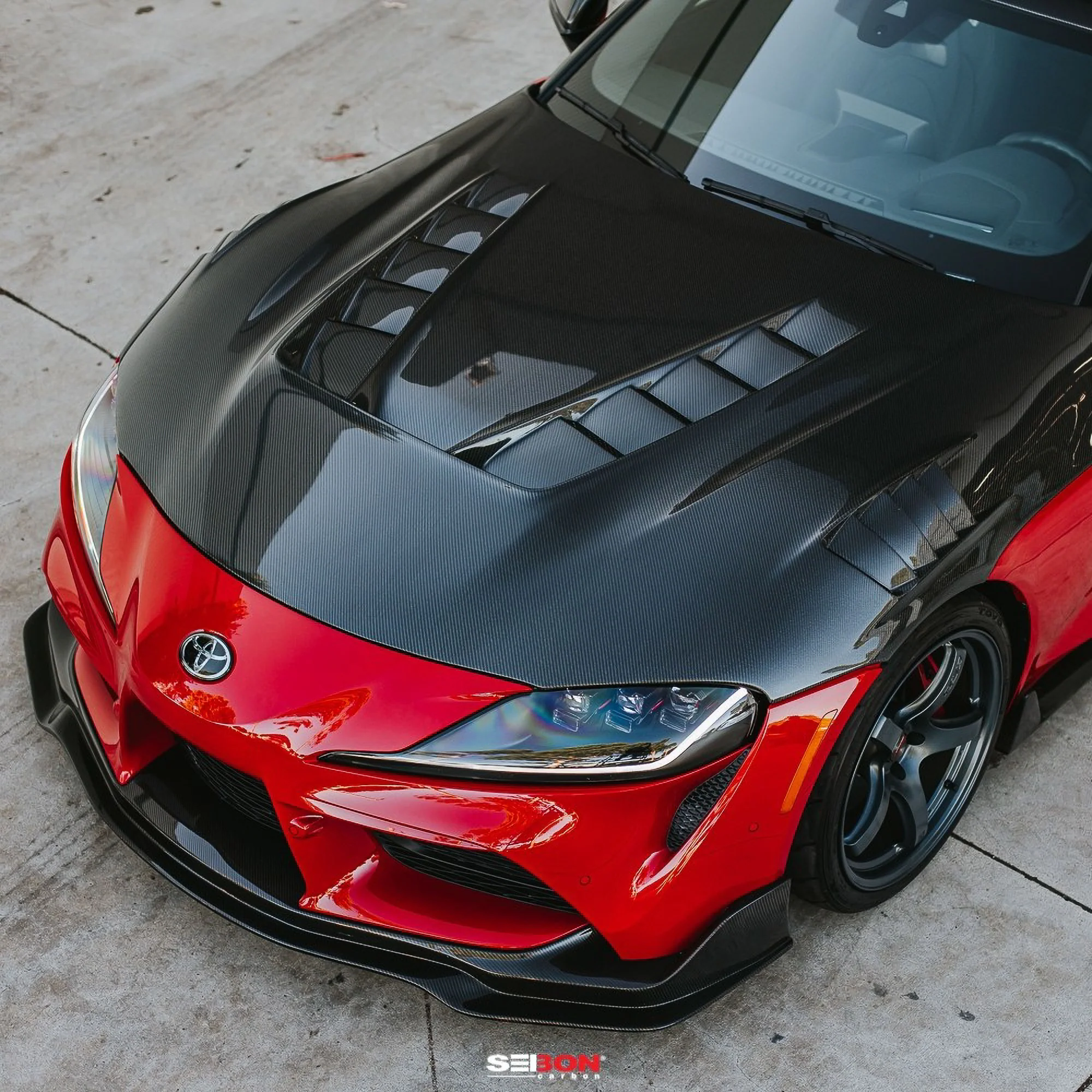 SEIBON Carbon Fiber Hood Toyota GR Supra (20-25) TS / TSII / TV / VS Style - Image 23