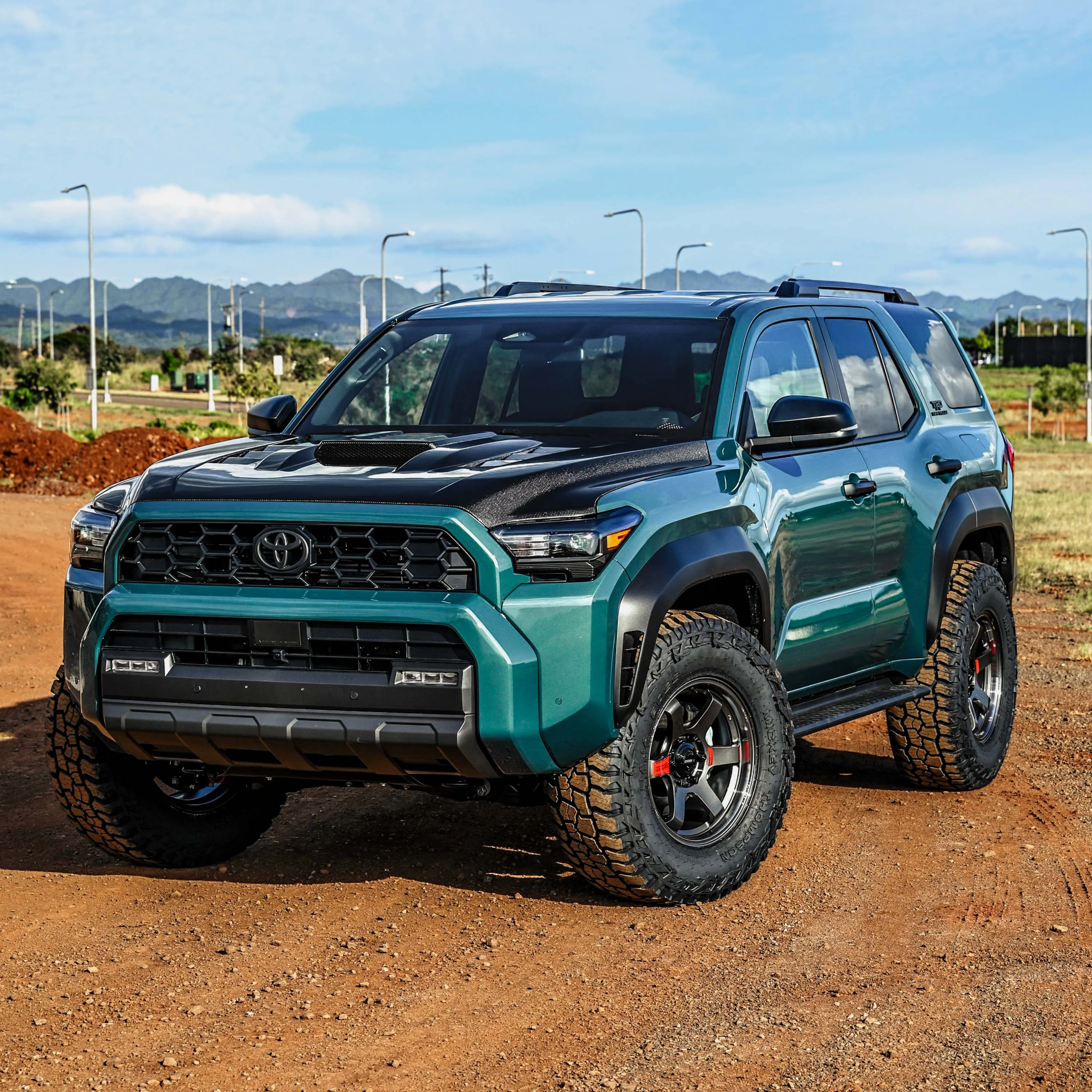 SEIBON Carbon Fiber Hood Toyota Tacoma (24-25) Toyota 4Runner (2025) TR Style or TS style - Image 14