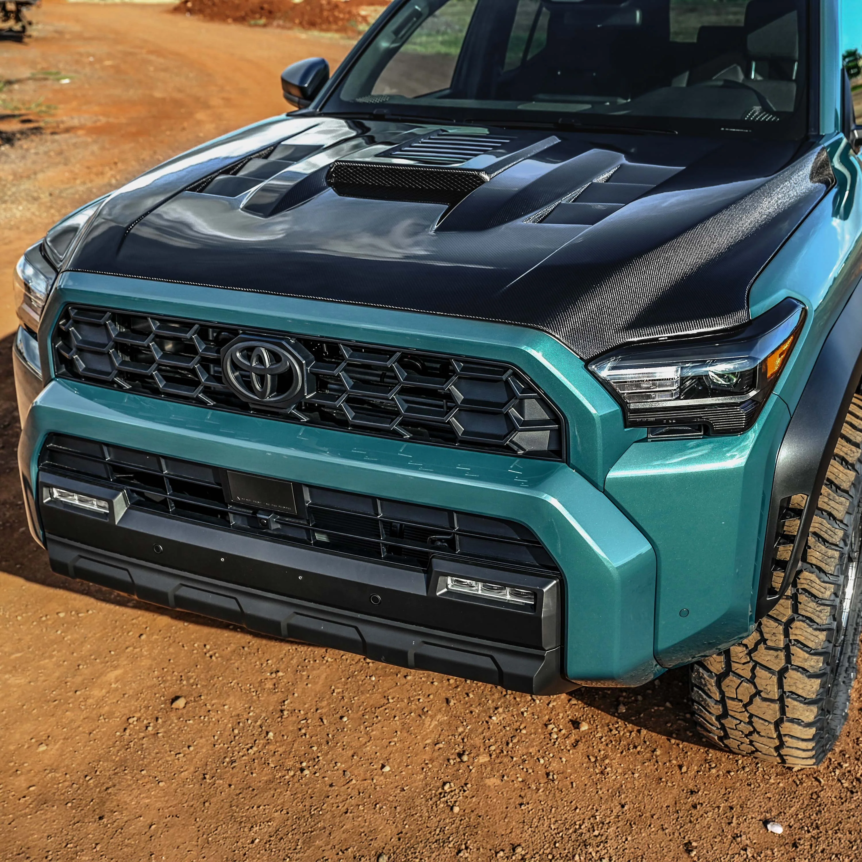 SEIBON Carbon Fiber Hood Toyota Tacoma (24-25) Toyota 4Runner (2025) TR Style or TS style - Image 15