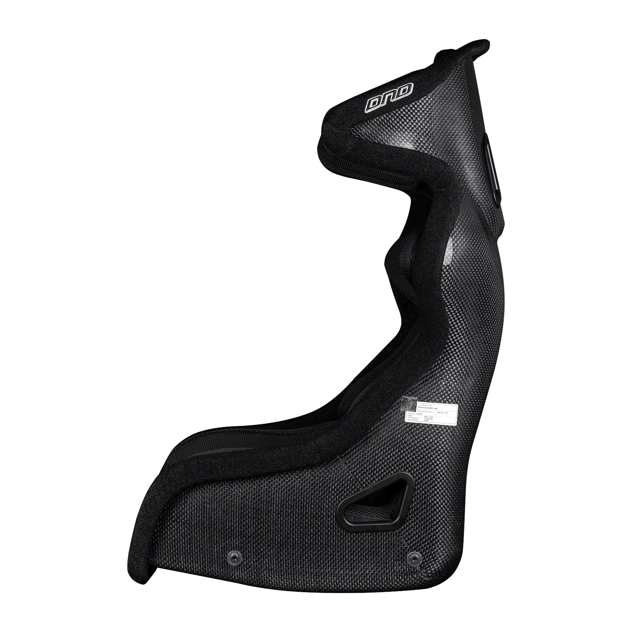 DND Sekas Comp Spec Fixed Back Racing Seat (FIA Certified) - Carbon Fiber - Image 3