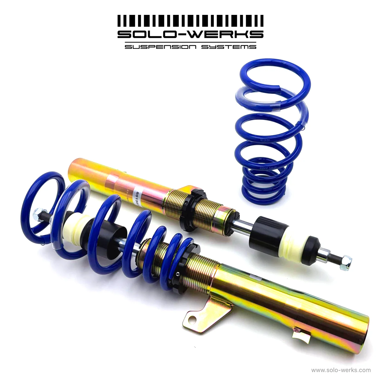 Solo-Werks S1 Coilovers Audi A3 & A3 Quattro 1.8L (2015-2020) 55mm Front Housings with Rear Multi-Link Suspension S1VW018 - Image 3