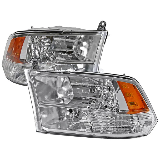 Spec-D Crystal Headlights RAM 1500 (09-18) RAM Classic (19-21) RAM 2500 3500 (10-18) RAM Factory-Style / LED Upgrade Headlights w/ Multiple Variations - Image 11