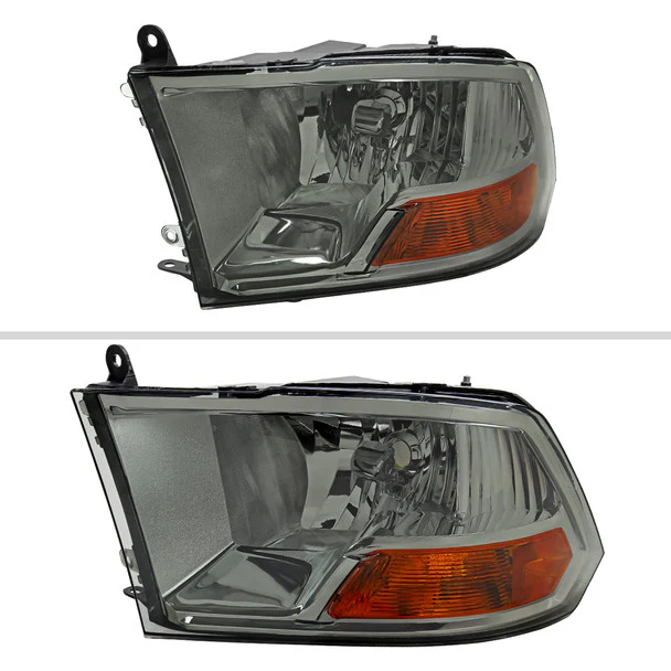 Spec-D Crystal Headlights RAM 1500 (09-18) RAM Classic (19-21) RAM 2500 3500 (10-18) RAM Factory-Style / LED Upgrade Headlights w/ Multiple Variations - Image 20