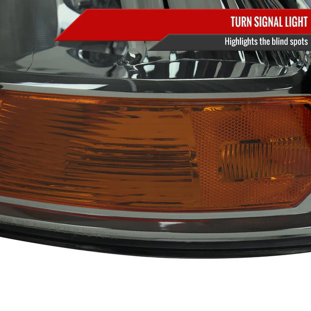 Spec-D Crystal Headlights RAM 1500 (09-18) RAM Classic (19-21) RAM 2500 3500 (10-18) RAM Factory-Style / LED Upgrade Headlights w/ Multiple Variations - Image 22