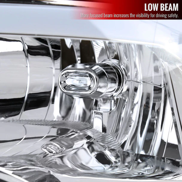 Spec-D Crystal Headlights RAM 1500 (09-18) RAM Classic (19-21) RAM 2500 3500 (10-18) RAM Factory-Style / LED Upgrade Headlights w/ Multiple Variations - Image 30