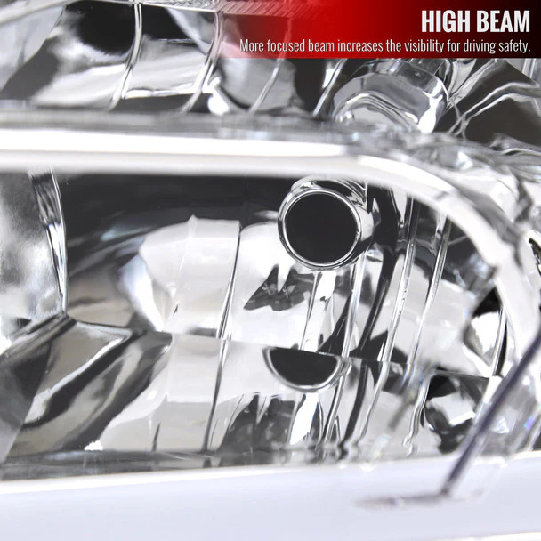 Spec-D Crystal Headlights RAM 1500 (09-18) RAM Classic (19-21) RAM 2500 3500 (10-18) RAM Factory-Style / LED Upgrade Headlights w/ Multiple Variations - Image 31