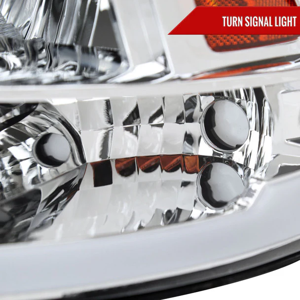 Spec-D Crystal Headlights RAM 1500 (09-18) RAM Classic (19-21) RAM 2500 3500 (10-18) RAM Factory-Style / LED Upgrade Headlights w/ Multiple Variations - Image 33