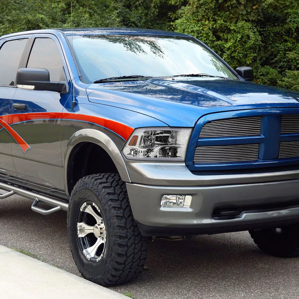 Spec-D Crystal Headlights RAM 1500 (09-18) RAM Classic (19-21) RAM 2500 3500 (10-18) RAM Factory-Style / LED Upgrade Headlights w/ Multiple Variations - Image 36