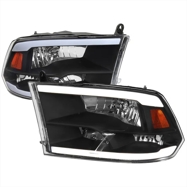 Spec-D Crystal Headlights RAM 1500 (09-18) RAM Classic (19-21) RAM 2500 3500 (10-18) RAM Factory-Style / LED Upgrade Headlights w/ Multiple Variations - Image 38