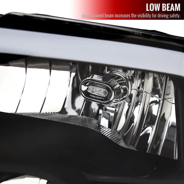 Spec-D Crystal Headlights RAM 1500 (09-18) RAM Classic (19-21) RAM 2500 3500 (10-18) RAM Factory-Style / LED Upgrade Headlights w/ Multiple Variations - Image 40