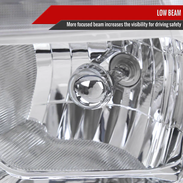 Spec-D Crystal Headlights RAM 1500 (09-18) RAM Classic (19-21) RAM 2500 3500 (10-18) RAM Factory-Style / LED Upgrade Headlights w/ Multiple Variations - Image 59