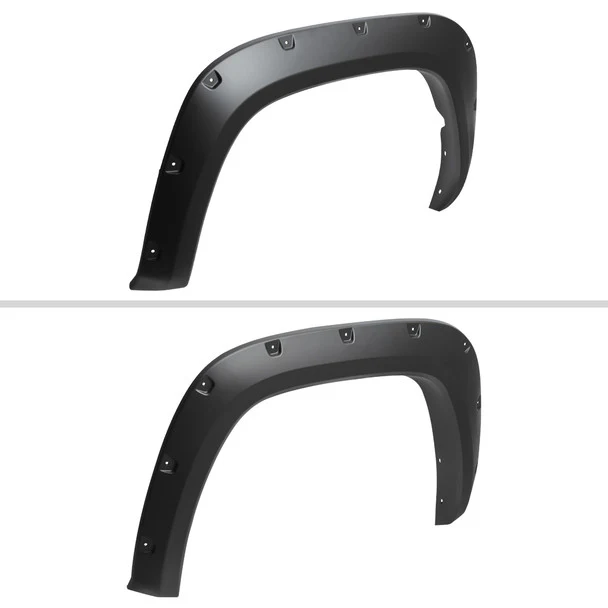 Spec-D Fender Flares Toyota Tundra (2022-2024) Rivet Style - Matte Black - Image 3