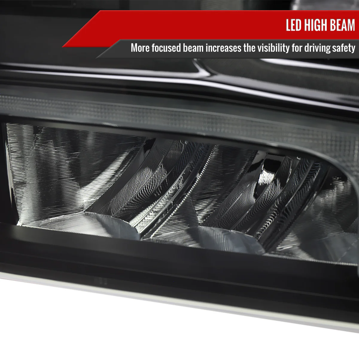 Spec-D Full LED Headlights Chevy Silverado 1500 (2019-2021) Sequential LED Black Housing w/ Clear or Smoked Lens - Image 10