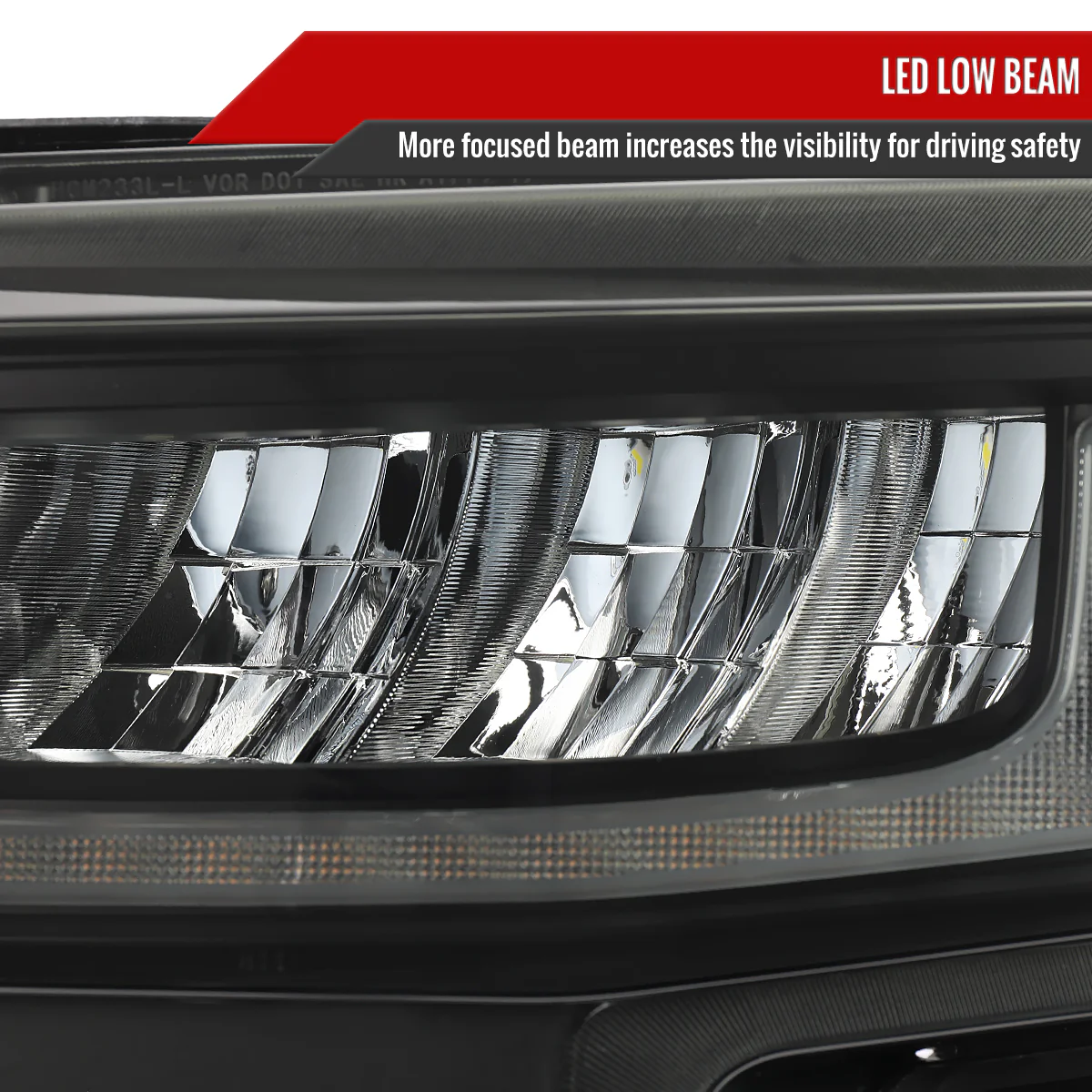 Spec-D Full LED Headlights Chevy Silverado 1500 (2019-2021) Sequential LED Black Housing w/ Clear or Smoked Lens - Image 9