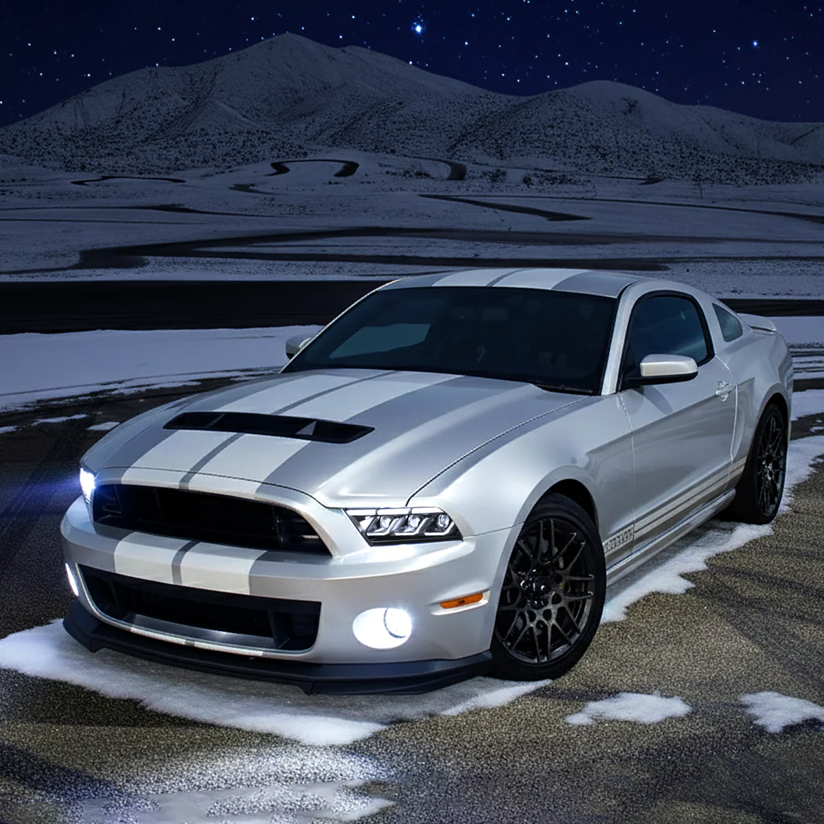 Spec-D Full LED Headlights for Ford Mustang S197 (2010-2014) S650 Style in a Black Housing w/ Sequential Turn Signals - Image 11